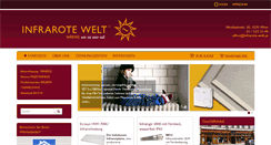 Desktop Screenshot of infrarote-welt.at